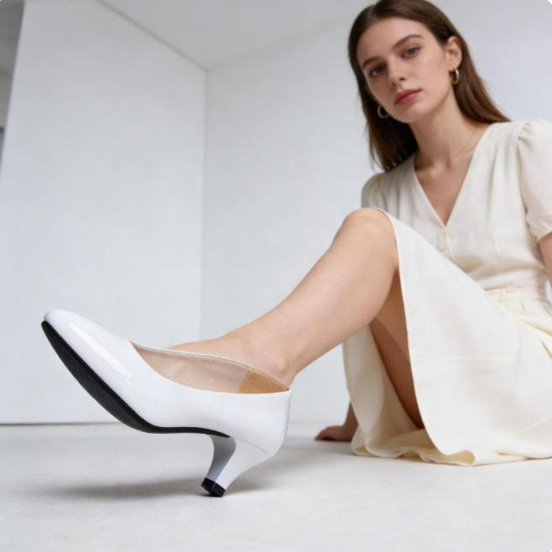 Женские туфли-лодочки телесного цвета с мелким вырезом, женская обувь, новая мода, для офисной работы, для свадьбы, туфли для вечеринки, женские туфли на низком каблуке, летние каблуки