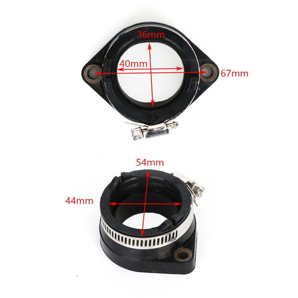Areyourshop Intake Manifold Boot Flange for Kawasaki KLR 650 KL 650 Tengai 1987 - 2018 16065-1151 Motorcycle Parts