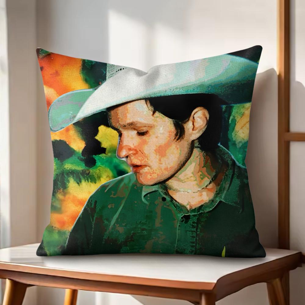 AAdrianne LenkerSongs Album Cushion Cover Natural Linen Organic Fabric DoubleSided Printing Couch Pillow Covers Home Decor