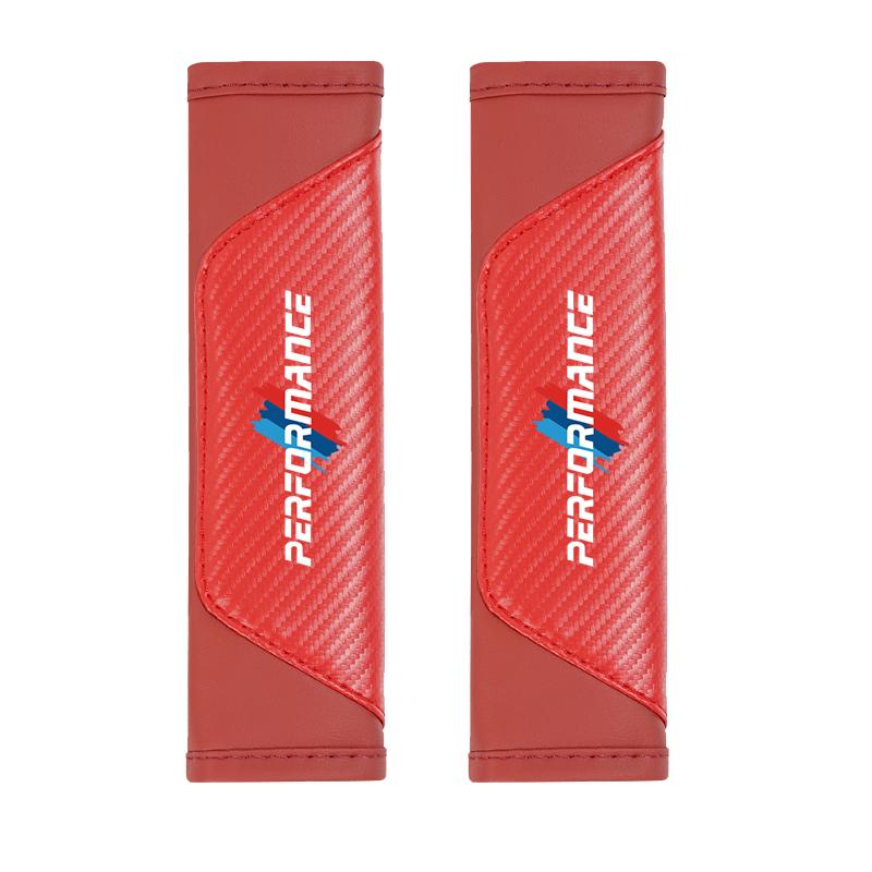 2Pcs Car Leather Seat Belt Shoulder Cushion Protective Cover Auto Tissue Box For BMW X1 X2 X3 X5 X4 X6 X7 iX3 F20 F10 F07 E GFTR32
