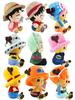 Японское аниме 25 см One Piece Оригинальные плюшевые игрушки CartoonFigure Luffy Chopper Ace Roronoa Zoro Милая мягкая кукла Дети Рождественские подарки