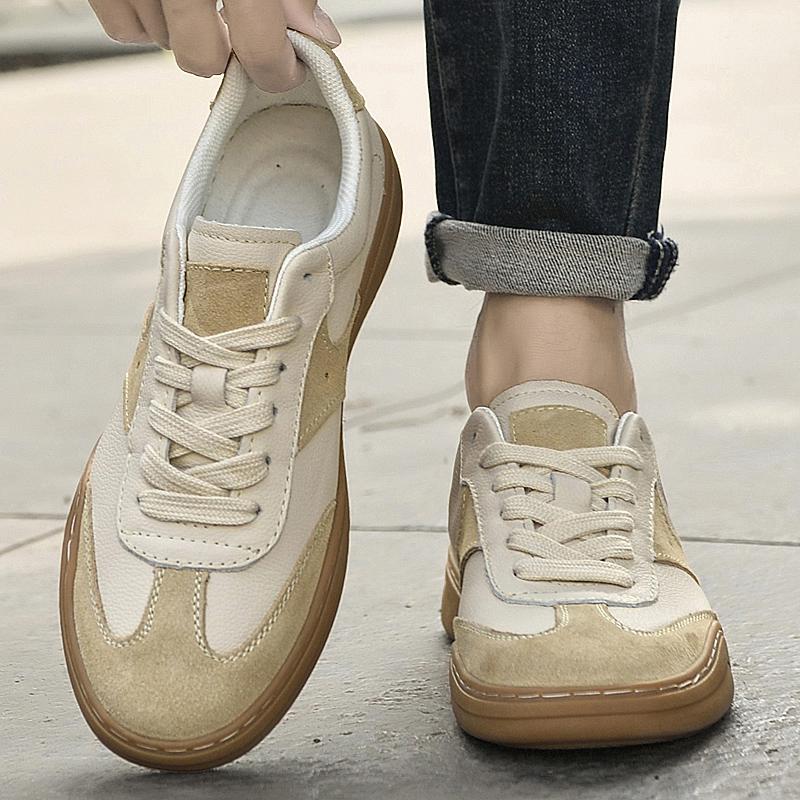 Модная мужская обувь из натуральной кожи, повседневная модная обувь для ходьбы, удобная обувь для скейтбординга для мужчин, высококачественная мужская вулканизированная обувь