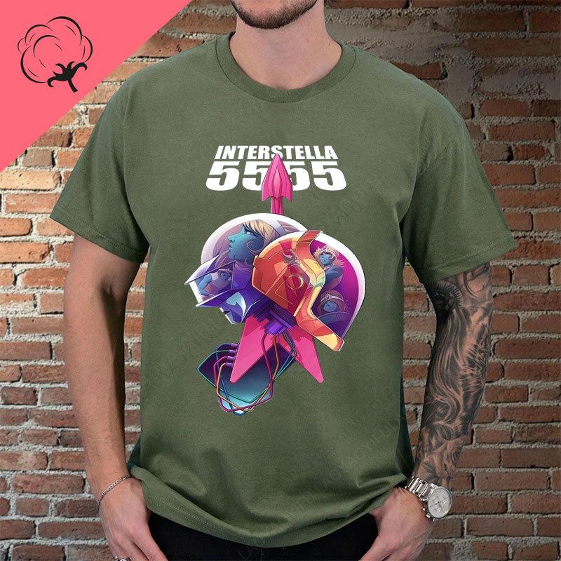 Camisetas Daft Punk Graphic Tshirts Popular Fashion Music Lover Gift Punk Band Cotton Short Sleeve Print Unisex Clothing