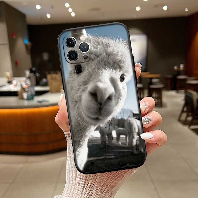 NH5 Alpaca New High-End Shell Phone Case for iPhone SE X XS XR 16E 17 11 Pro Max 8 7 6 6s Plus Air