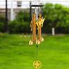 Golden Flying Bird Retro Wind Chime Wind Chime Hanging Decoration Creative Metal Home Decoration Store Bedroom Pendant