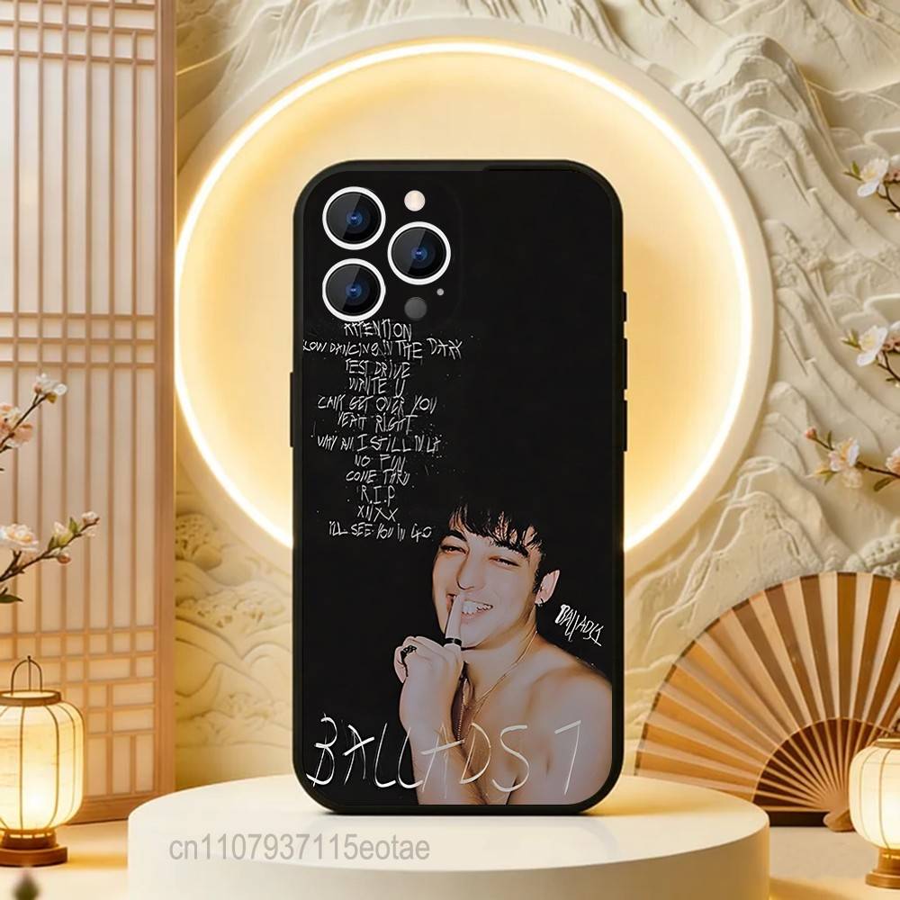 Чехол-бампер Singer J-Joji Smithereens Черный Мягкий Для iPhone 17 13 14 15 11 16 12 Pro Max Pro Max Plus E Air Mini Чехол-оболочка для телефона