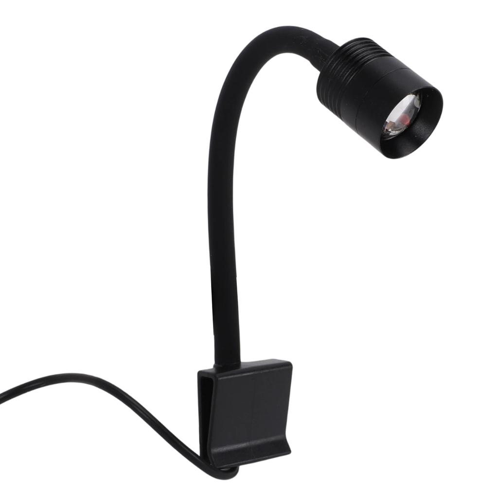 Aquarium Spot Light 3 Color Lighting   IP65 Waterproofing 360 degrees  Rotatable Clamp Arm USB   Clip On LED Fish    