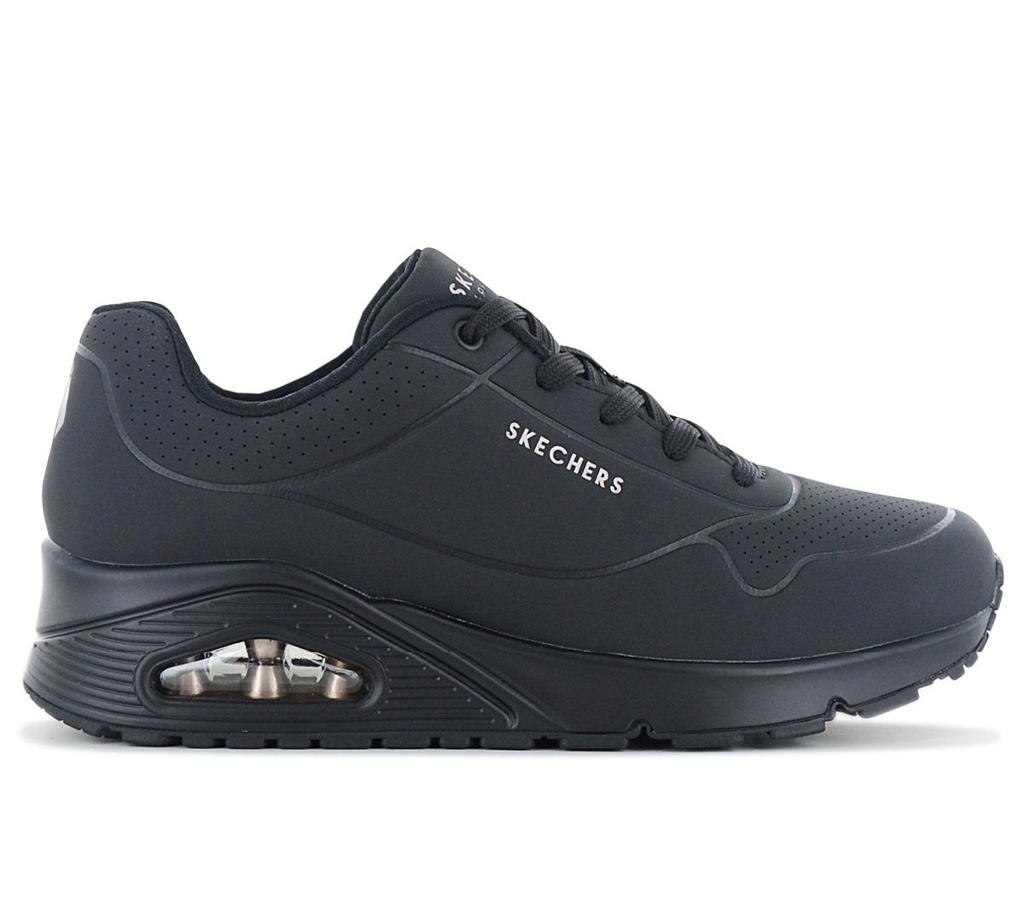 Skechers Uno - Stand on Air - Женские кроссовки черные 73690-BBK ORIGINAL