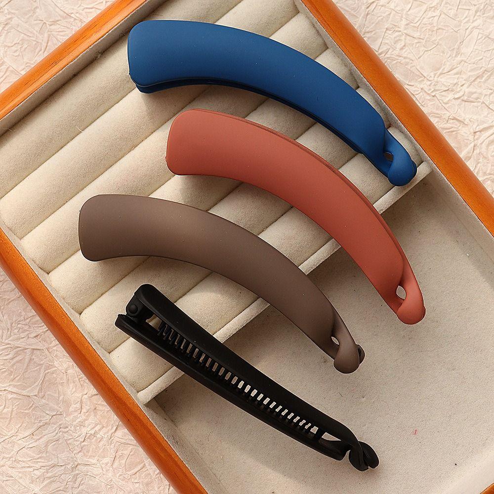 Elegant Cross Hair Claws Matt Ponytail Holder Hair Accessories Hair Barrettes For Women Girls