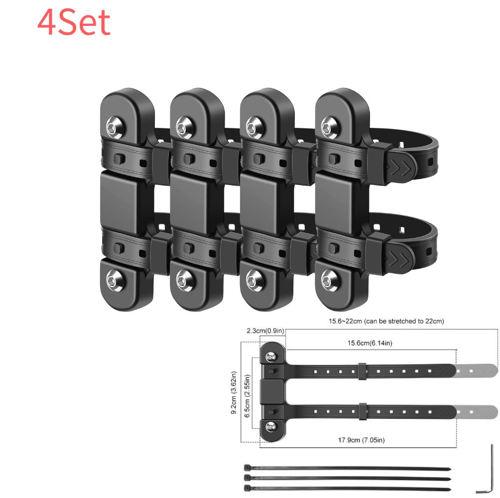 1-5setBike Bottle Cage Mounting Base Silicone Bike Water Bottle Cage Mount Bracket Multifunctional for MTB Road Mountain Bicycle