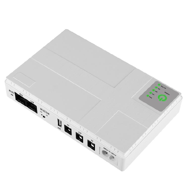 Battery Backup & Surge Protector UPS System,UPS 10400mAh 5V 9V 12V 1A ECO Mode