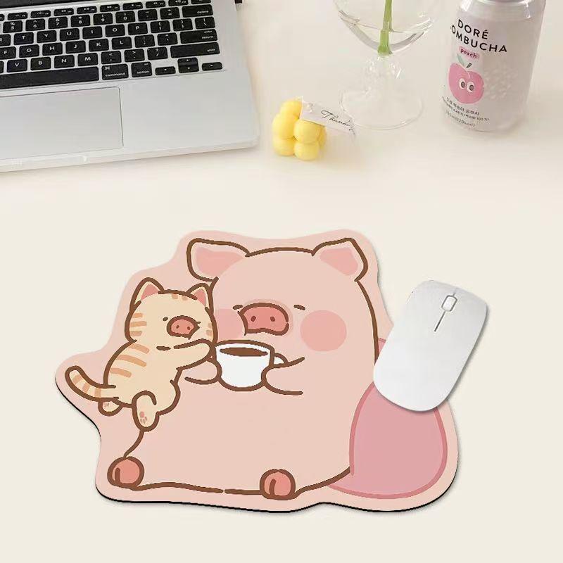 Коврик для мыши LuLu Pig Alien для ноутбука - Маленький, Нескользящий, Износостойкий, Легко чистящийся коврик для стола.