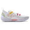 Li Ning Anti-5 Low Shock Absorption Wear-Resistant Low-Top Basketball Shoes Unisex Sneakers White Red Yellow ABFU005-4
