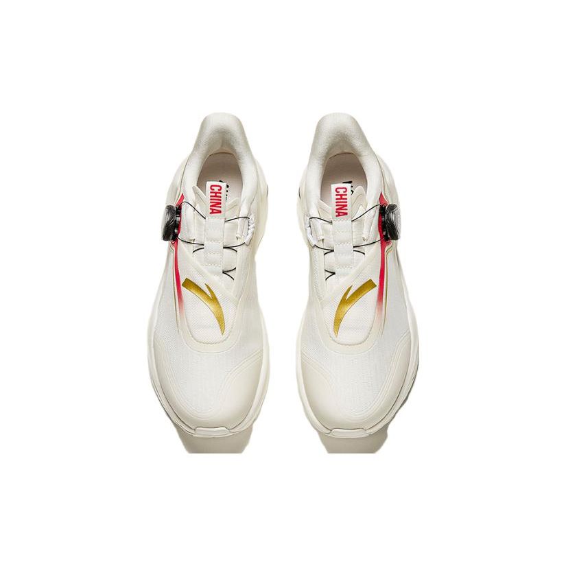 Anta Champion All-Weather Series Comfortable Versatile Non-Slip Wear-Resistant Low-Top Running Shoes Women Sneaker White 122345508A-1