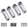 4PCS Metal Ball Joint Alloy for 1/10 Model Car 7.0mm Diameter M4 Thread RC Car Ball Joint 4 Straight