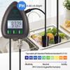 Tuya WiFi 5 In 1 TDS/EC/SALT/S.G./TEMP PH Meter Bluetooth APP Online Water Quality Monitor for Pool Aquarium Aquaculture