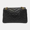 [Pre-Owned] GG Marmont Vintage Logo Chain Quilted Leather Crossbody Bag - Very Good #U0STXJ