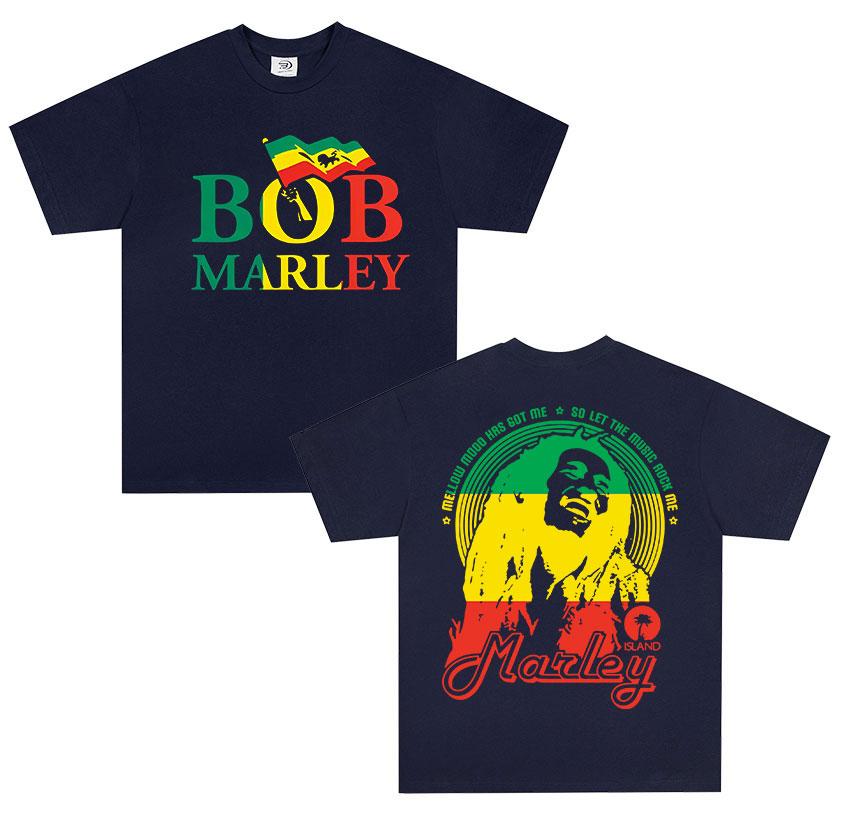90s Vintage Bob Marley Tour 2025 Album Merch T Shirt Men Vintage Oversized Short Sleeve Tshirt Fashion High Quality Cotton Tees