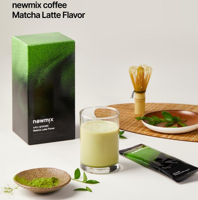 Newmix Matcha Latte Coffee Mix – 10 Sticks