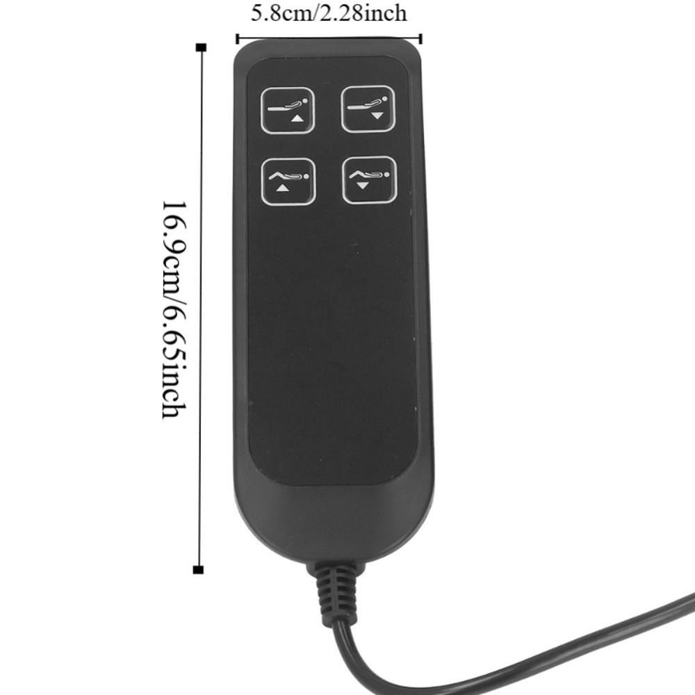 4 Button Electric Power Recliner Switch 5 Pin Plug Black Color Electric Sofa Controller Electric Sofa Remote Control Home Use