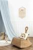 Wooden alphabet base with the child's name on the wall