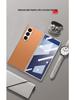 Ультратонкий кожаный чехол для Samsung Z Fold7 - Металлическая краска, Однотонный, Интегрированная конструкция корпуса
