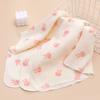 Breathable Gauze Baby Swaddle Blanket Double-Layered Baby Quilt Cute Baby Swaddle Wrap  Infant Bath