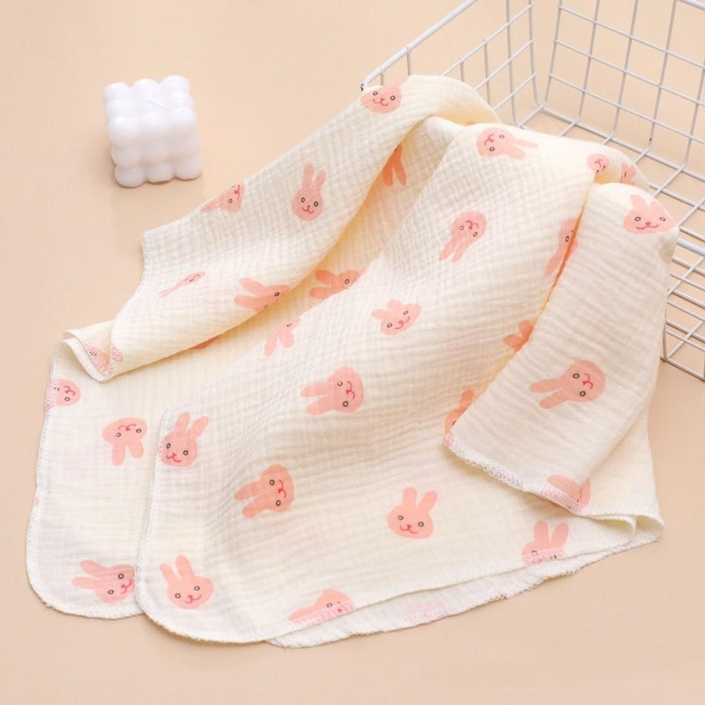 Breathable Gauze Baby Swaddle Blanket Double-Layered Baby Quilt Cute Baby Swaddle Wrap Infant Bath