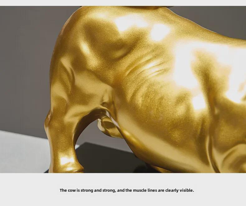 Декор фигурки быка Тельца: Роскошное украшение для гостиной и винного шкафа с бесплатной доставкой — идеальный декоративный подарок для мужчин