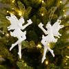 Xmas Tree Pendants Snowflake Angel Deer Hanging Ornaments Christmas Decorations For Home Xmas 2025 Navidad New Year Party