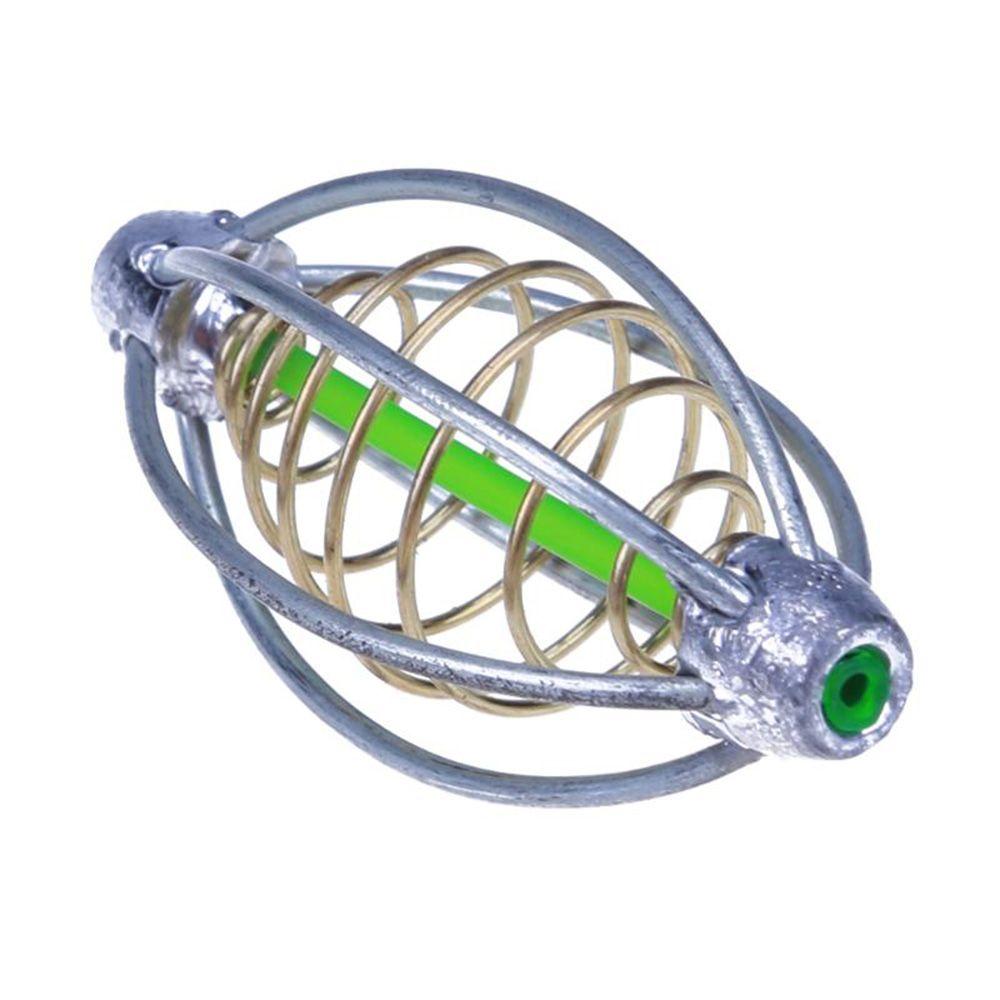 Аксессуары Вертлюг Пружина Свинцовая Корзина для Приманки Корзина для Рыболовства Грузило Клетка Для Приманки Рыболовство Метатель