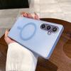 For Samsung Galaxy S24 Magnetic Case Compatible with MagSafe Frosted PC Phone Cover