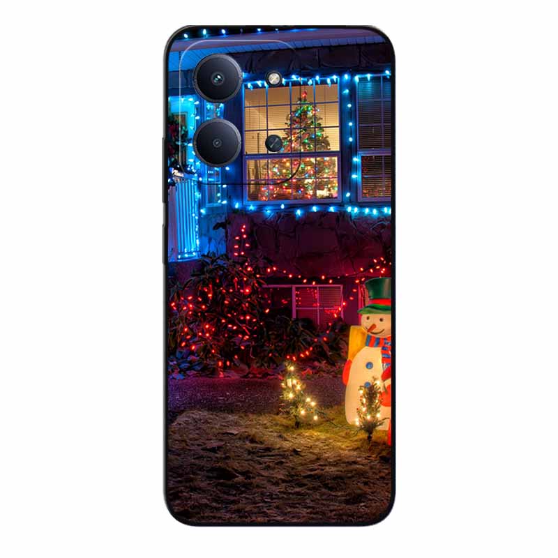 Christmas Phone Case For Redmi 15C 4G Global 171.5mm Case Black Silicone Bumper For Xiaomi Redmi15C 4G Cover 15C4G Cartoon Coque