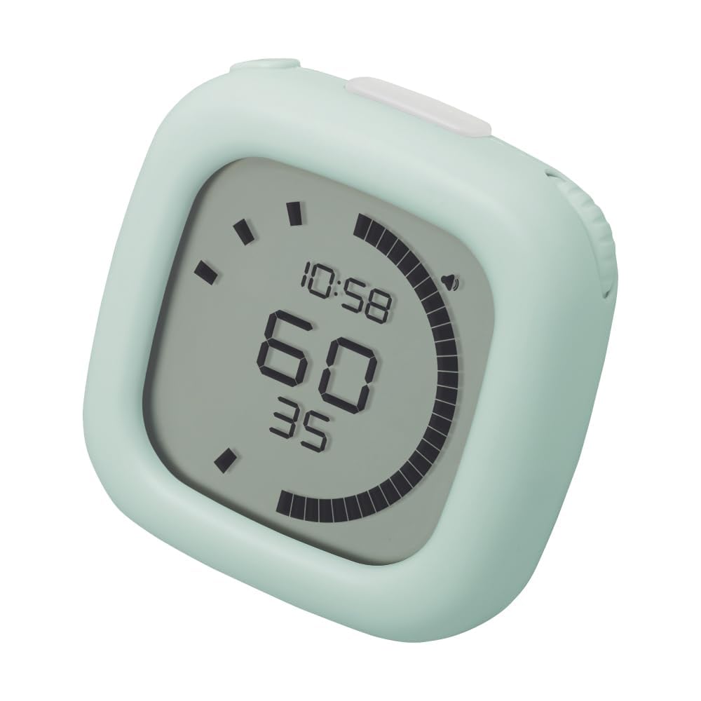 Sonic Study Timer with Lap Function Light Blue SP-1118-LB, Learning Timer, Pace Maker, Time Management Tool
