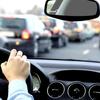 Rear View Mirror Sticker Set 3PCS Vinyl Message Decals for Car Interior Minimal Text Design Daily Reminder Gift for Drivers (White, Blessed +)