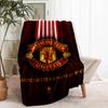 Manchester United F.C Print Blanket - Soft & Comfortable, for Bedroom, Travel, Sofa, Home Decoration - Birthday Christmas Gift for Friend