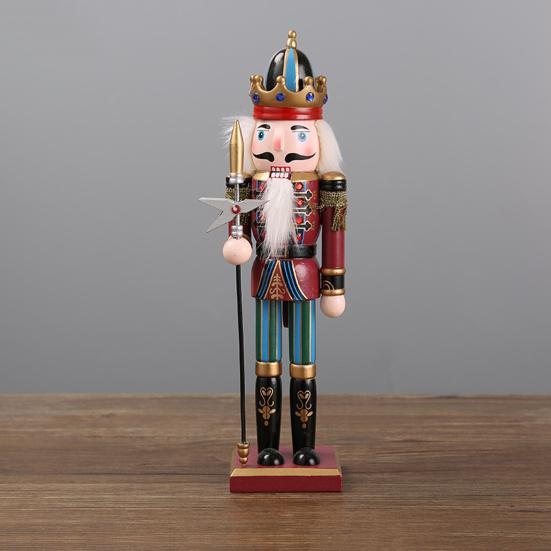 Щелкунчик орнамент, деревянный Щелкунчик, фигурка солдата, праздничное рождественское украшение для украшения дома