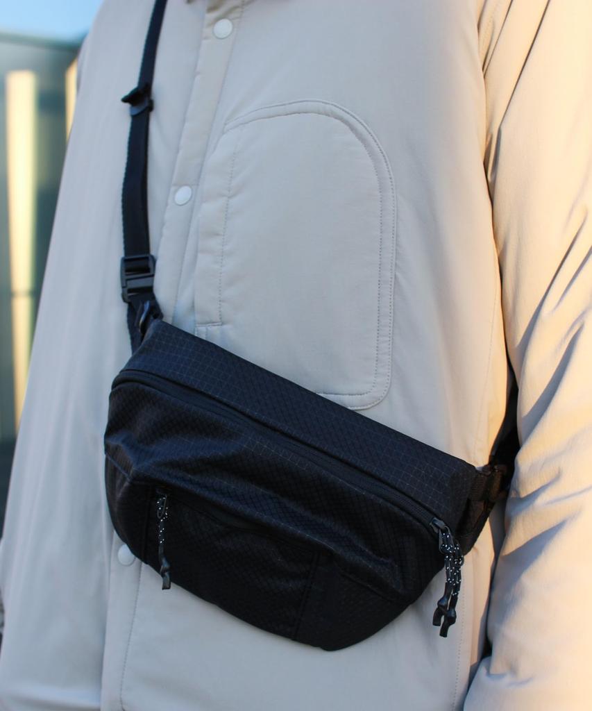 Snow Peak Robic Fanny Pack Bag Shoulder Bag Crossbody Bag BLACK One SB-26SU017 Men's Women's