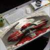 Коврик для мыши в стиле Warhammer 40k, Нескользящая резиновая основа, Многофункциональный офисный и домашний декор, Идеально подходит для персонализации рабочего места.