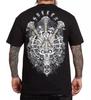 T Shirt Sullen Maya Teschio Tatuatore Artista Standard Nera
