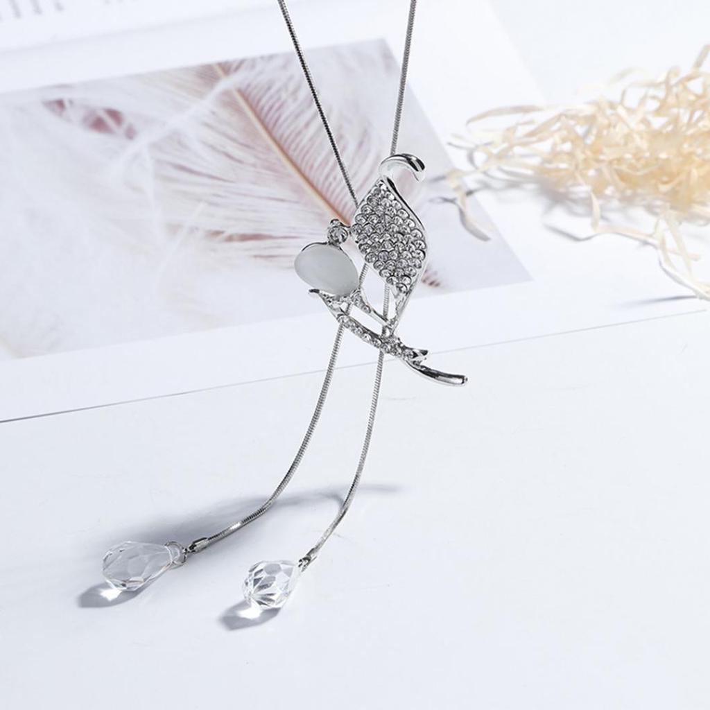 Женская мода Опал Стразы Подвеска Ожерелье Ювелирные изделия Коктейльная вечеринка Подарок AVE