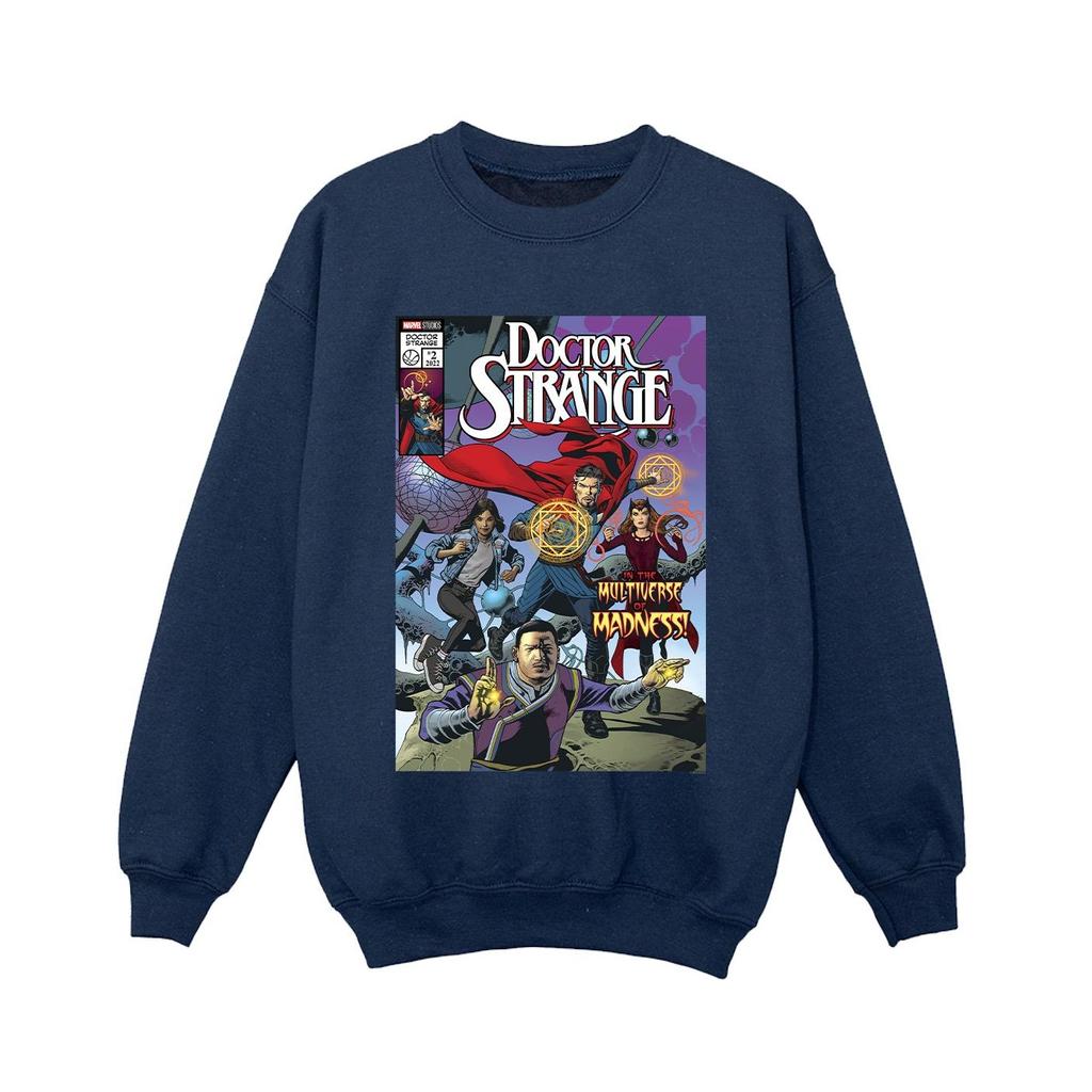 Marvel Boys Doctor Strange Comic Circles Sweatshirt