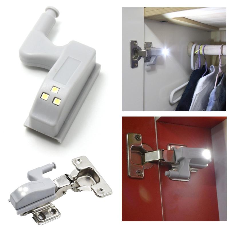 1 шт. Универсальный шкаф для шкафа, 0,25 Вт, внутренняя петля, светодиодный датчик света