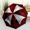 Umbrella Corporation Symbol Outdoor Automatic Umbrella Sturdy 8-Rib Shaft Durable Plastic & Iron Travel Essential Fashion Lovers
