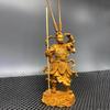 Резное ornament из кедра в стиле Гоку: 16×7×5 Декоративное культурное ремесленное изделие для дома