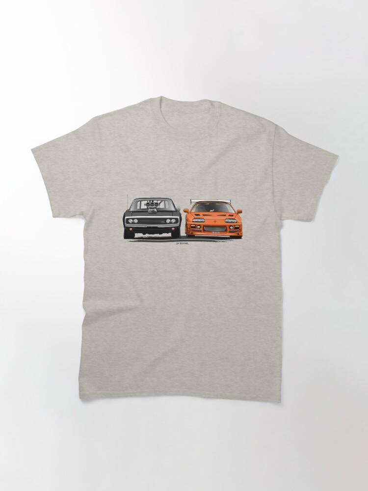 Fast & Furious Charger RT _amp_ Supra Mk IV - The Fast and Furious Active Classic T-Shirt