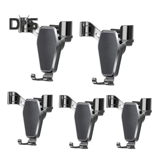 Car Phone Holder with Automatic Locking Arm Slot Air Vent Mount Stand for 4-7 Inch Smartphones Dashboard Cradle for All Smartphones