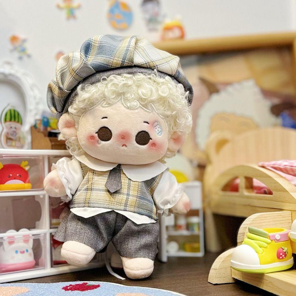 Милая 20-сантиметровая хлопковая одежда для куклы, стильный наряд для куклы, модные аксессуары для куклы