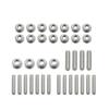 SBC OIL PAN STUD KIT BOLTS STAINLESS STEEL KIT Replacement for CHEVY 283 327 350 400 SMALL BLOCK