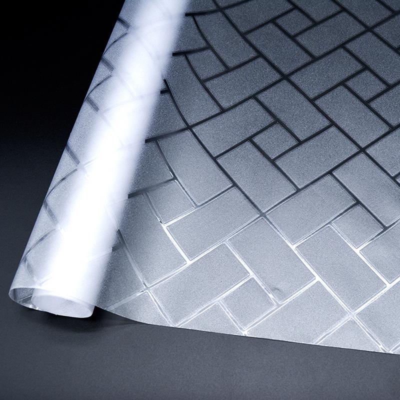 Прямоугольная электростатическая стеклянная паста Бесклеевая оконная пленка Съемные стеклянные оконные решетки